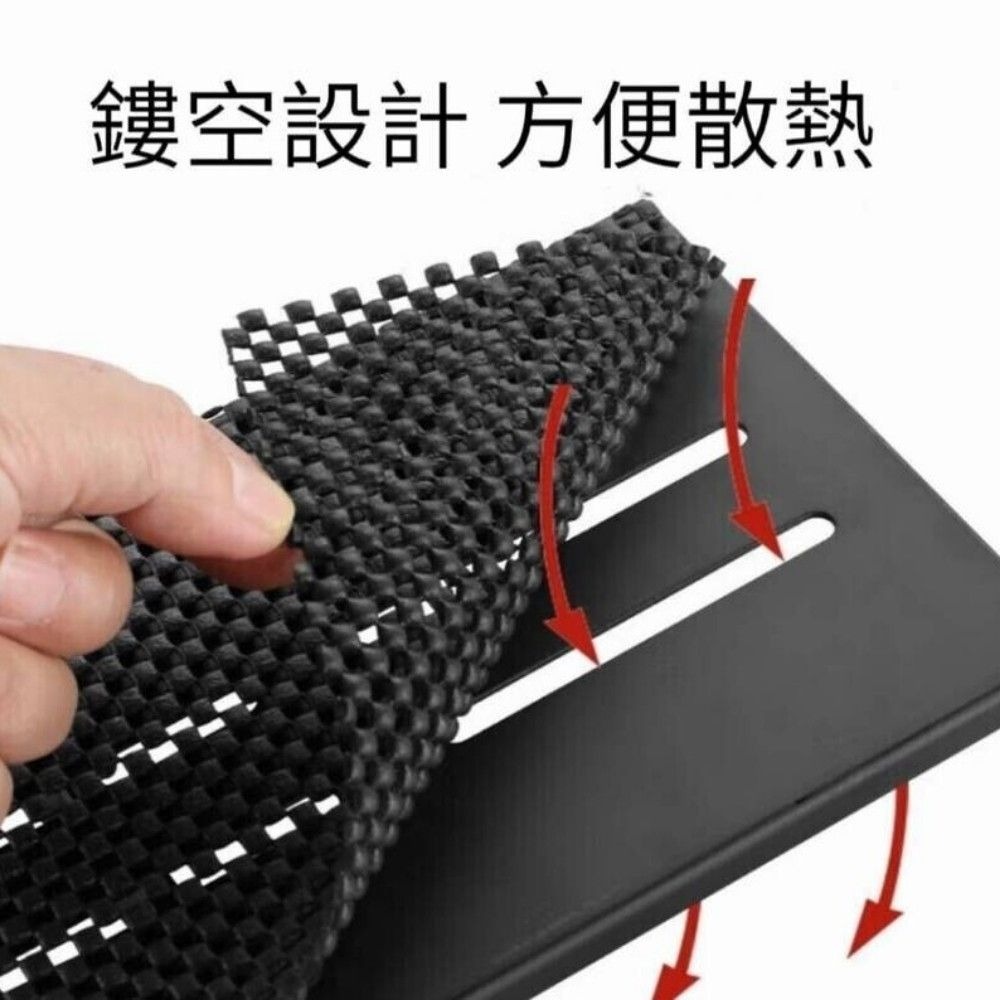 【6000g強悍承重】加長冷軋剛螢幕置物架 鏤空散熱設計 60公分加長擺放 東西整理找得到-細節圖6