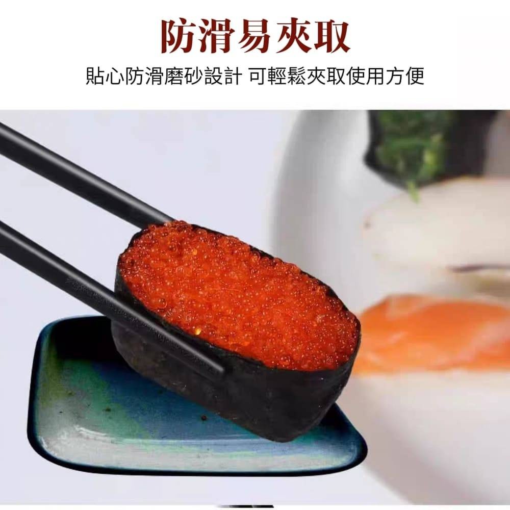 【Ag加】酒店款耐高溫雕花合金筷子 銀離子抗菌-細節圖7