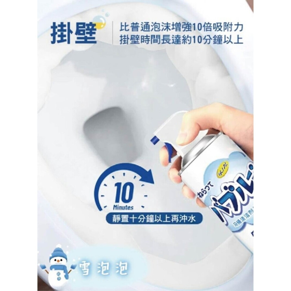 浴室泡泡清潔幕斯 噴水一秒沖洗 500ml大容量-細節圖6