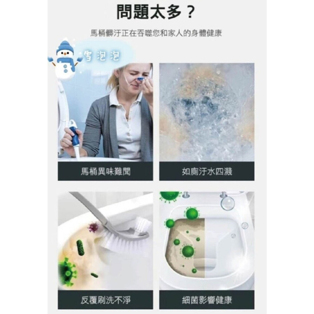 浴室泡泡清潔幕斯 噴水一秒沖洗 500ml大容量-細節圖8