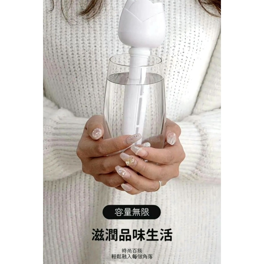 永潤款玫瑰無線加濕器 玫瑰這次不帶刺 陪你滋潤辦公事-細節圖4