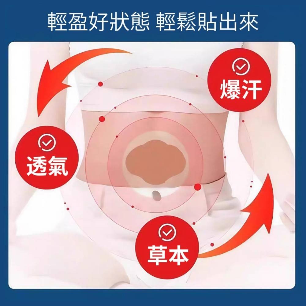 【草本燃】艾草油切爆汗貼 艾草貼-細節圖7