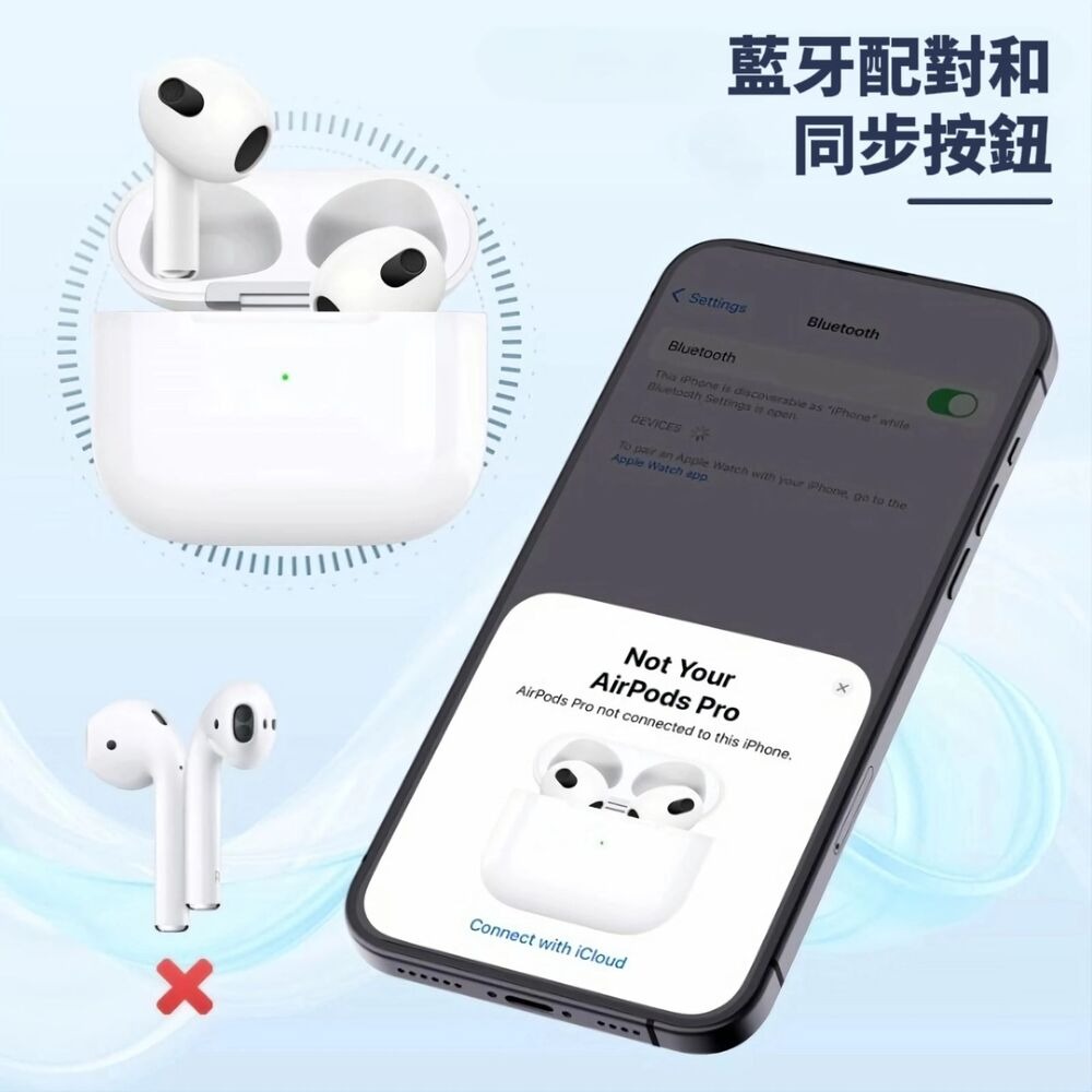 【白晶倉】pro3臨場感無線藍芽耳機 加贈隨身充電倉-細節圖3