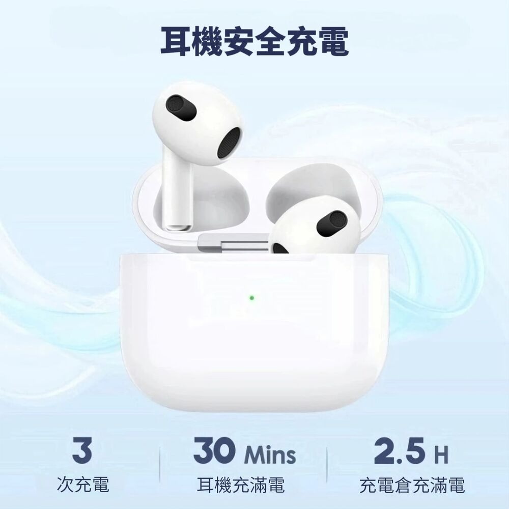 【白晶倉】pro3臨場感無線藍芽耳機 加贈隨身充電倉-細節圖5