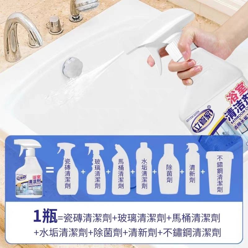 【立管家】雙功能噴頭除垢浴室清潔劑-細節圖10