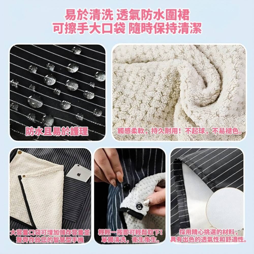 【職務所】三層防水防油職人工作圍裙-細節圖5