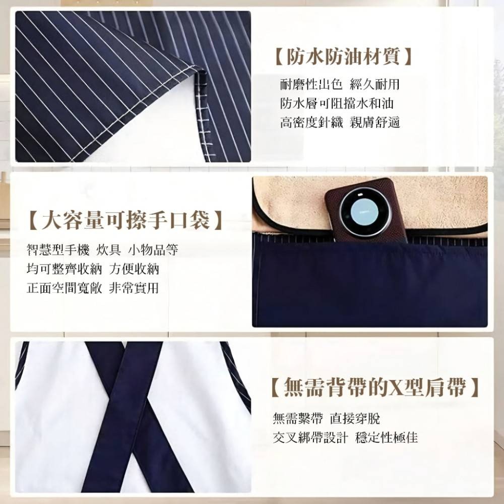 【職務所】三層防水防油職人工作圍裙-細節圖6