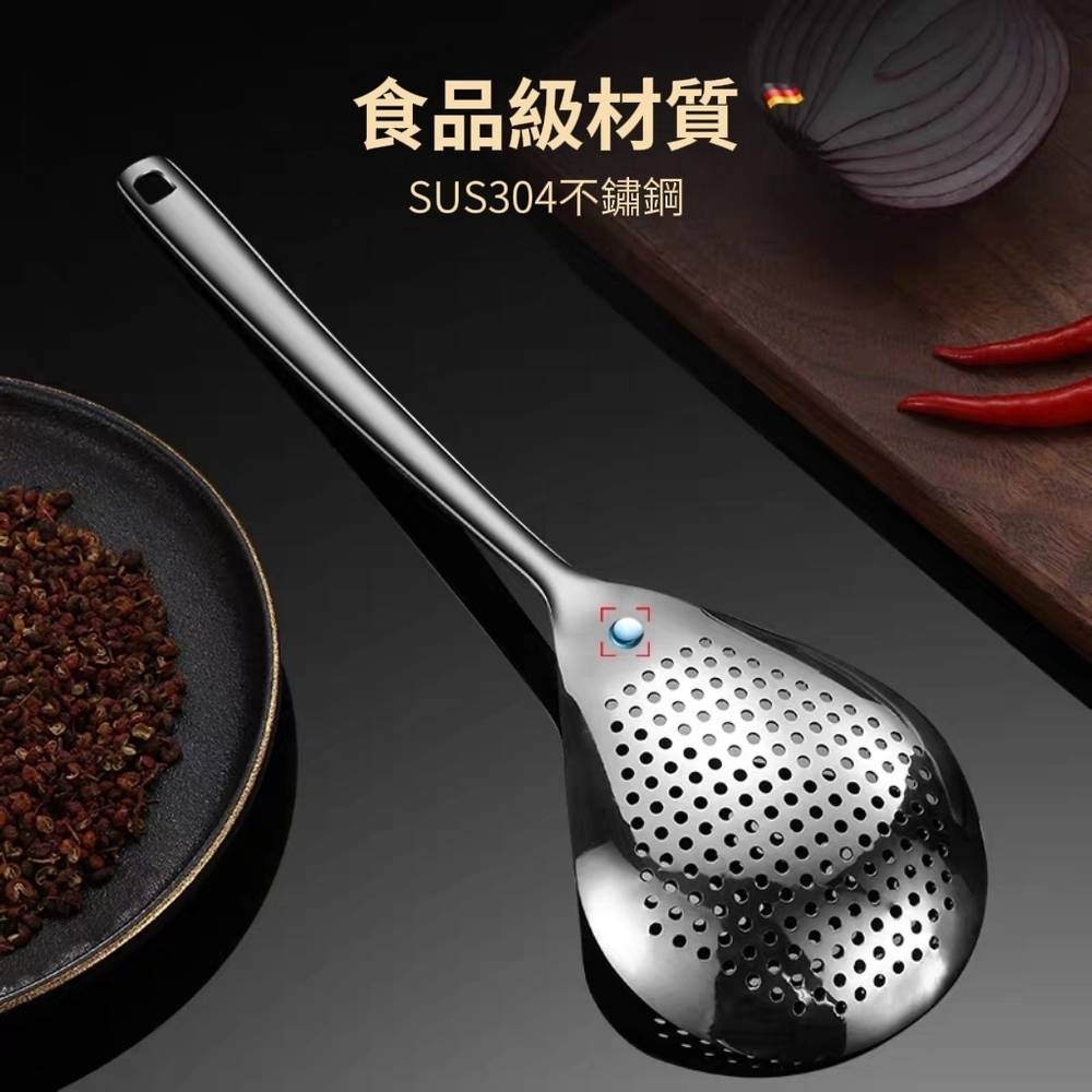 【火鍋神器】全304不鏽鋼撈麵勺/大漏勺-細節圖4