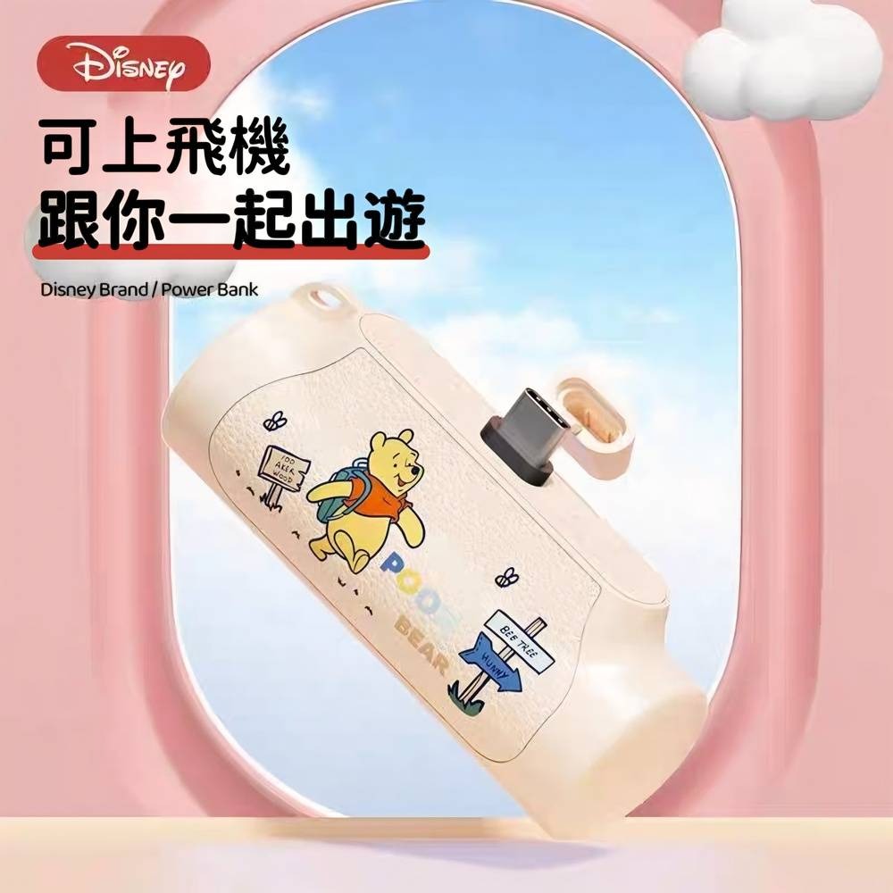 【Disney】直插式膠囊行動電源 5000mAh iPhone type-c-細節圖11
