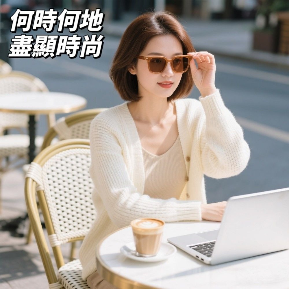 【SUNDAY】六節折疊抗UV太陽鏡 加贈氣墊收納包 三段式摺疊 輕巧收納-細節圖3