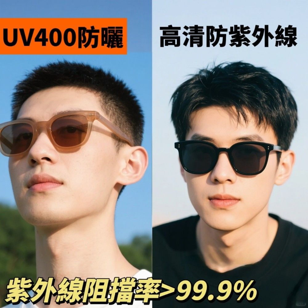 【SUNDAY】六節折疊抗UV太陽鏡 加贈氣墊收納包 三段式摺疊 輕巧收納-細節圖6