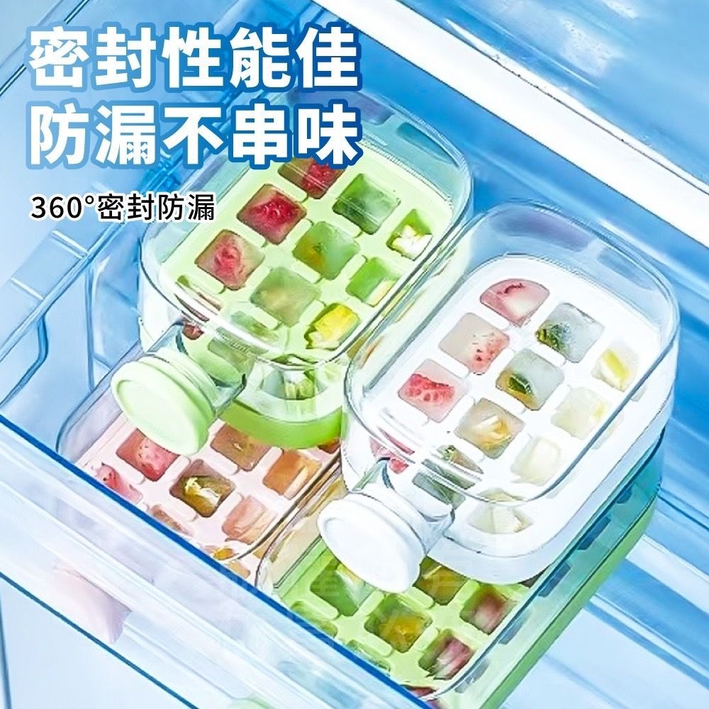 【酷冷派】按壓製冰隨身水壺 密封防漏 秒速脫冰-細節圖3