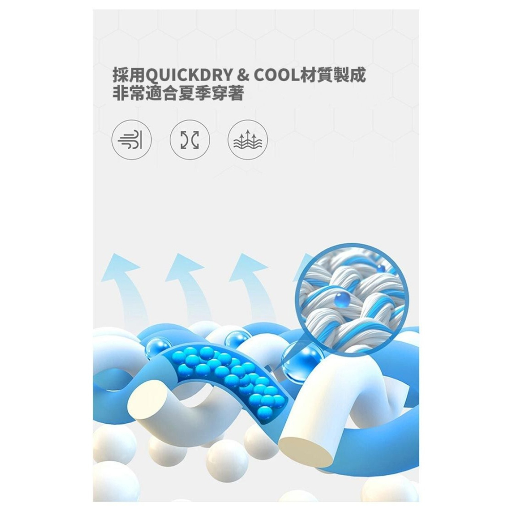 【HYLUX】單線極涼冰絲排汗運動T 高彈涼感T恤 不濕黏更有型-細節圖7