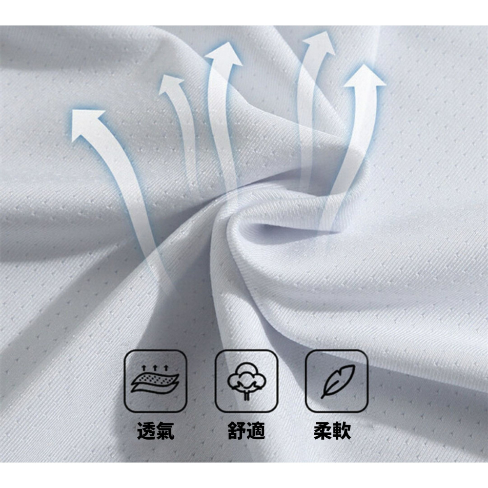 【HYLUX】單線極涼冰絲排汗運動T 高彈涼感T恤 不濕黏更有型-細節圖8