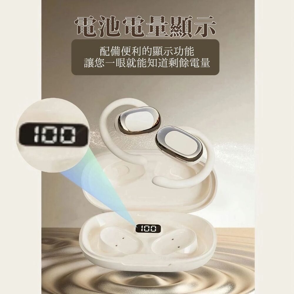 【ENPERAR】開放式藍芽耳機 附贈大容量充電倉 定向傳輸不漏音 可調耳掛式-細節圖7