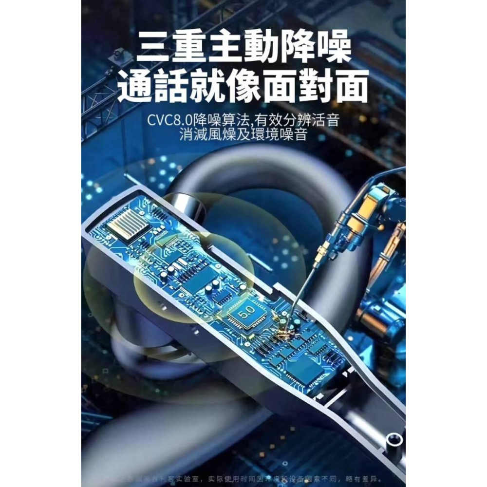 【HED52】通話專用雙麥藍芽耳機 三重降噪 高清通話 52小時超長通話-細節圖3