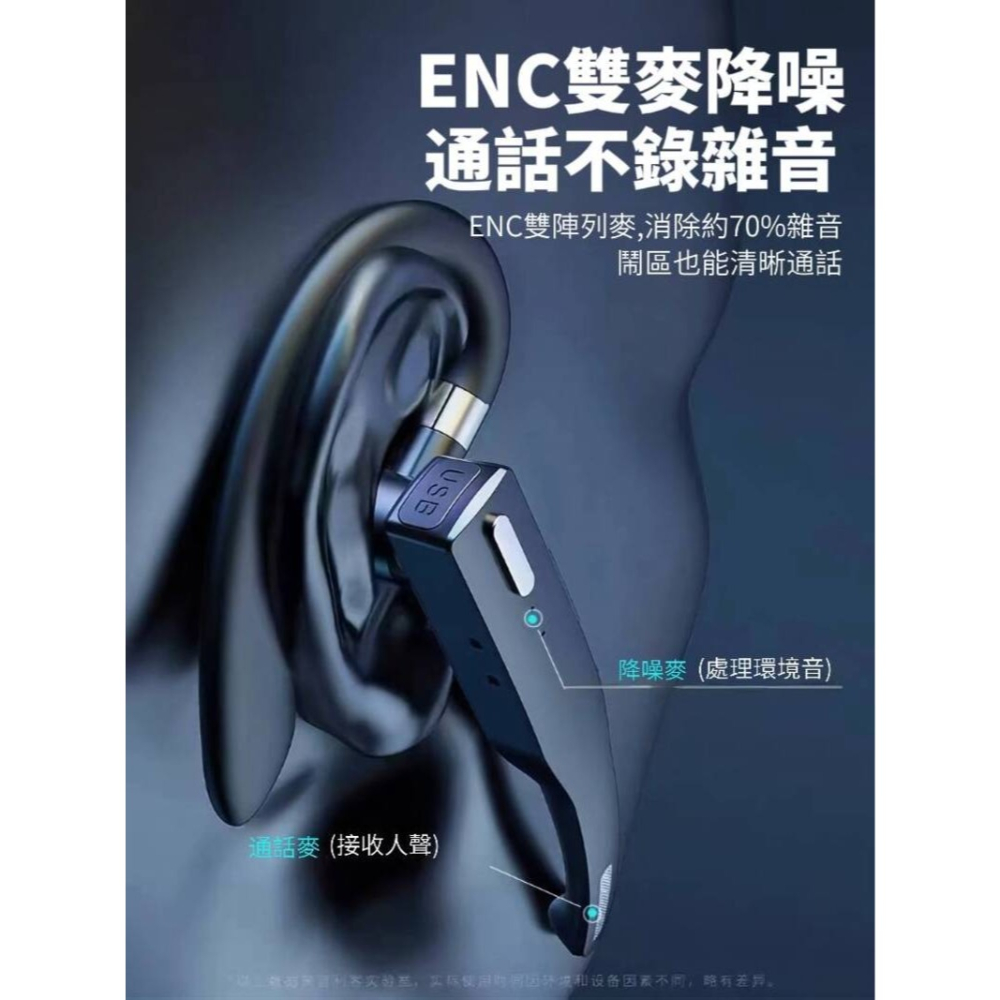 【HED52】通話專用雙麥藍芽耳機 三重降噪 高清通話 52小時超長通話-細節圖8