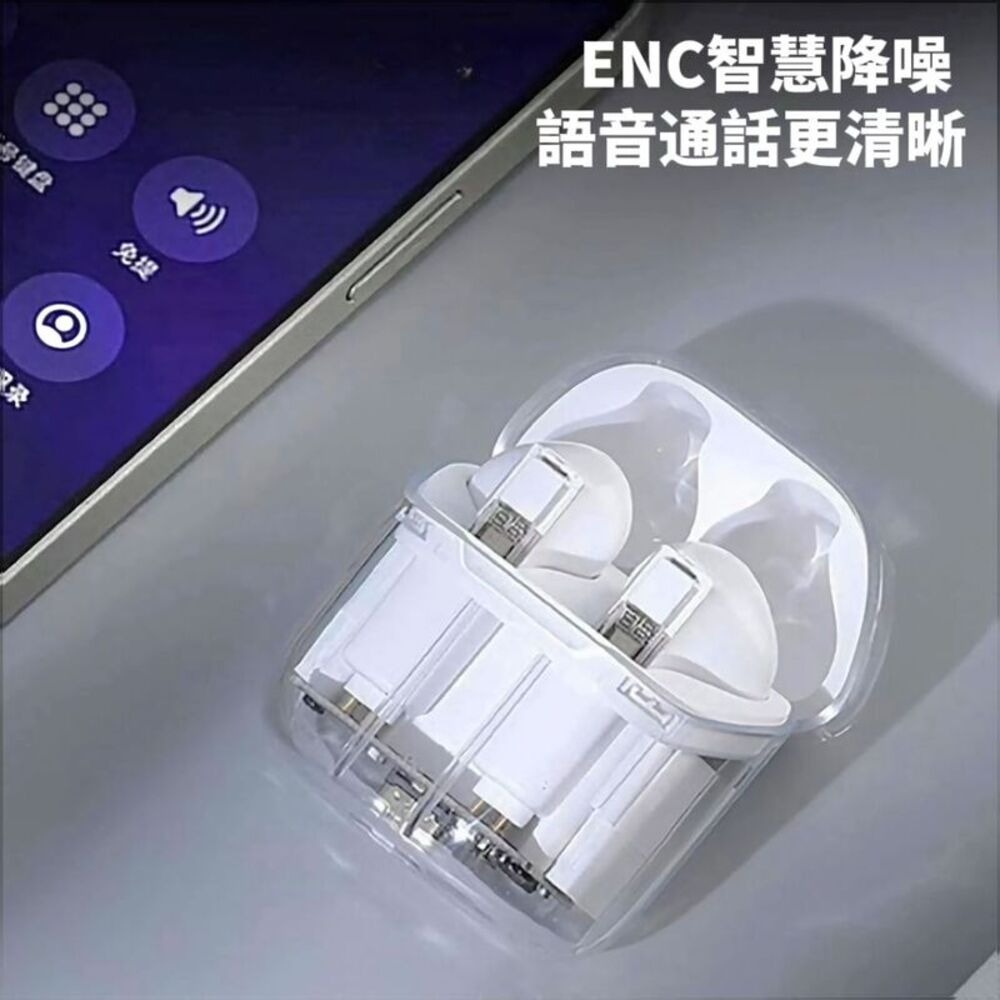 【航行者】科幻太空透明艙 真無線音樂耳機 瞬連不等待-細節圖3