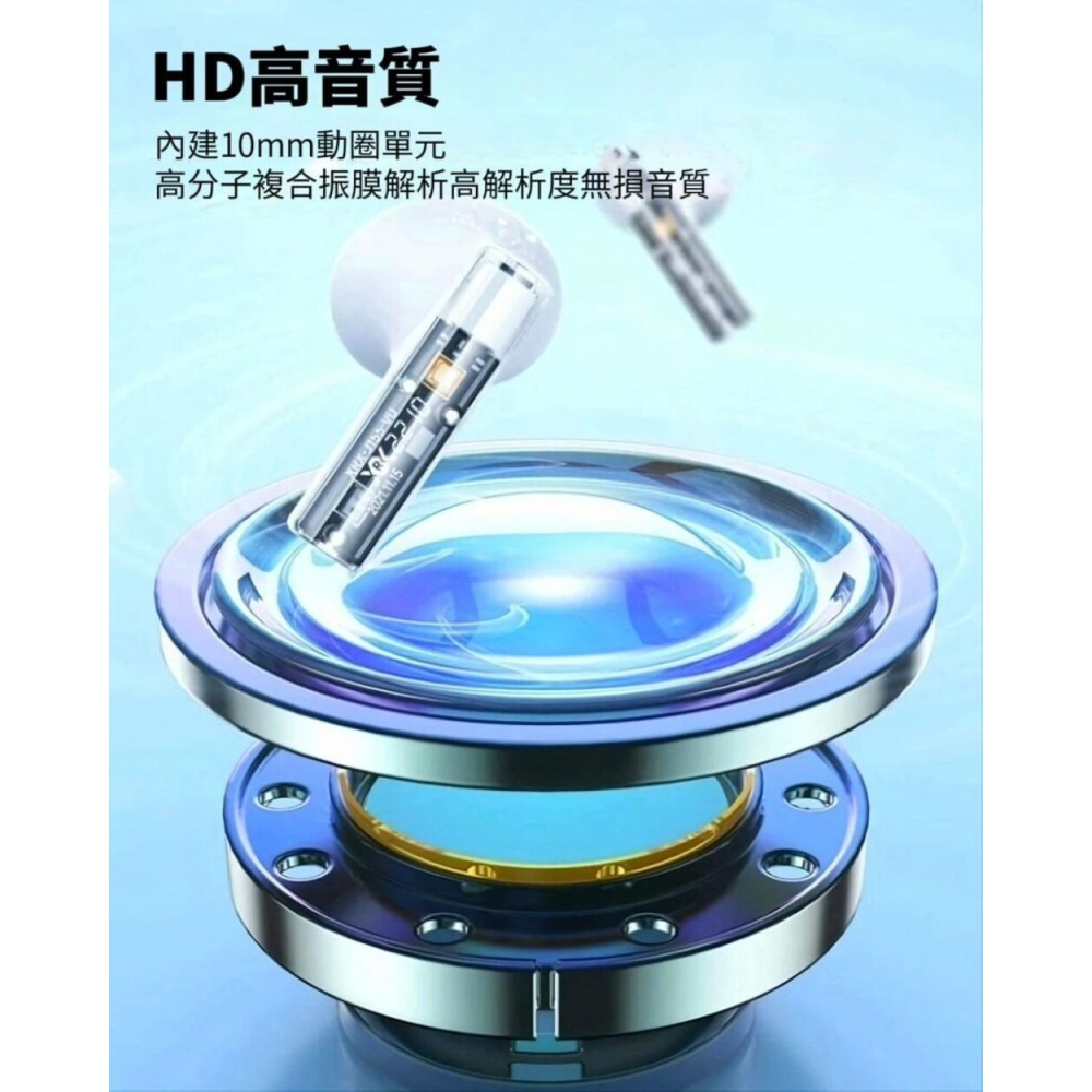 【航行者】科幻太空透明艙 真無線音樂耳機 瞬連不等待-細節圖8