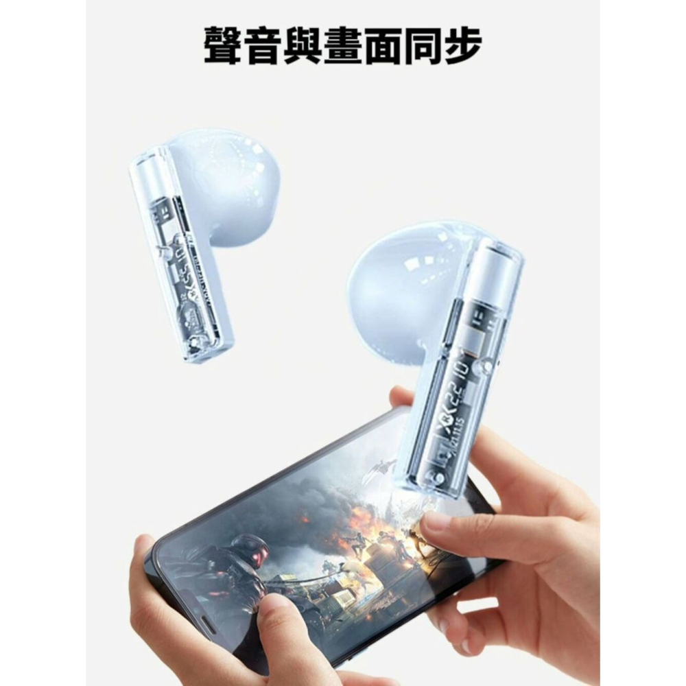 【航行者】科幻太空透明艙 真無線音樂耳機 瞬連不等待-細節圖9