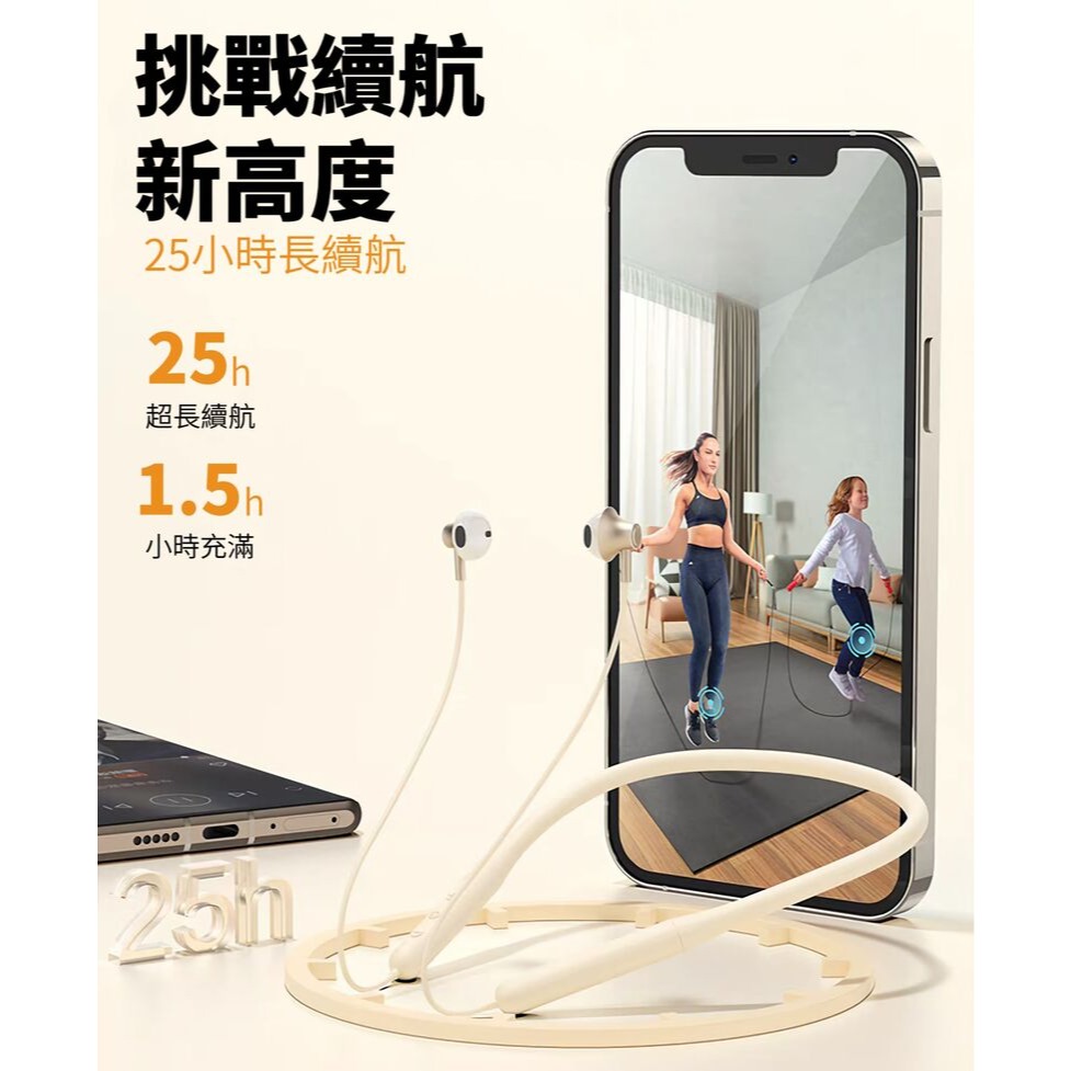 運動健身防汗藍芽耳機 400小時超長待機 專為運動健身設計-細節圖5