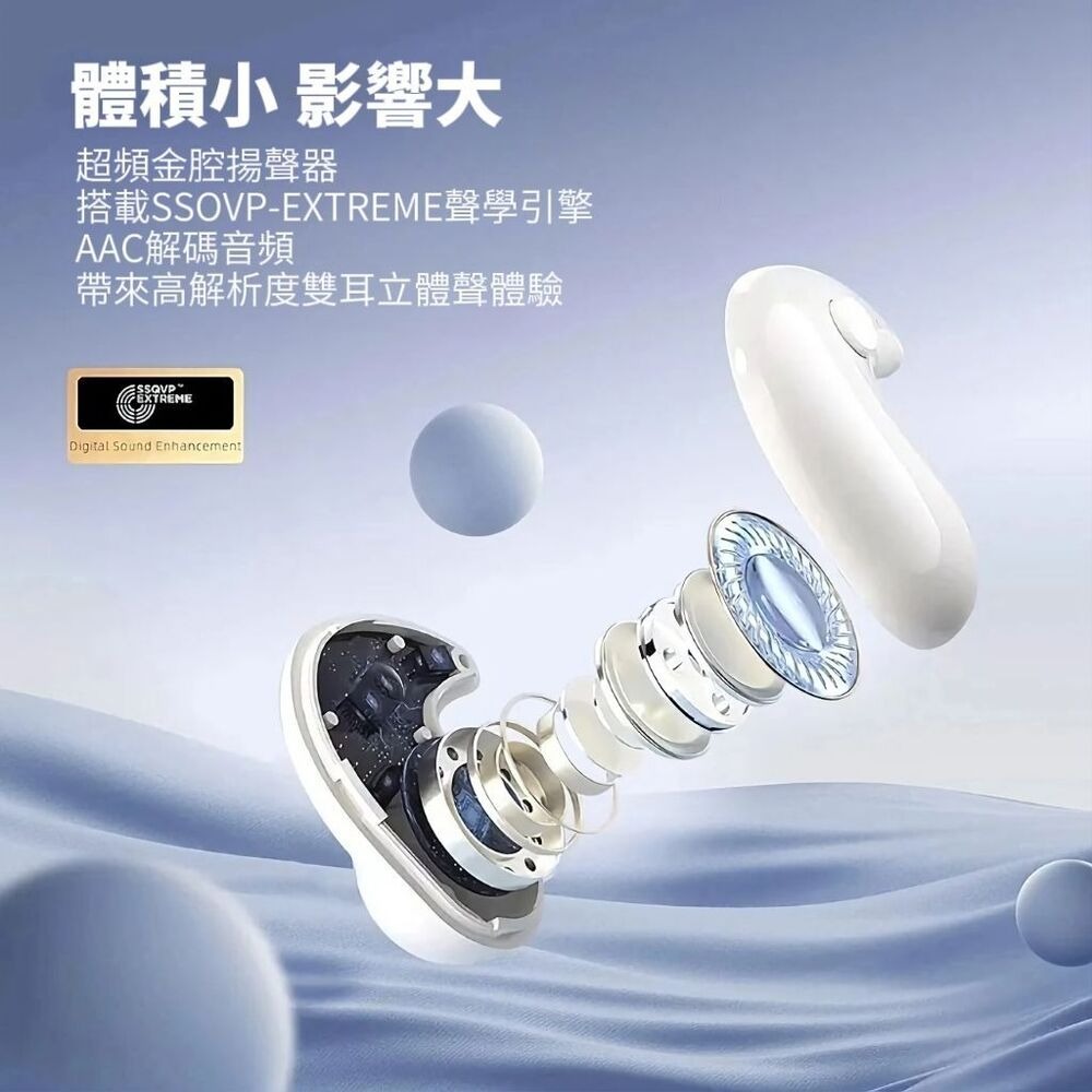 【EARAE】極薄輕版真無線藍芽耳機 加贈流線充電倉 藍芽耳機 睡眠耳機-細節圖6