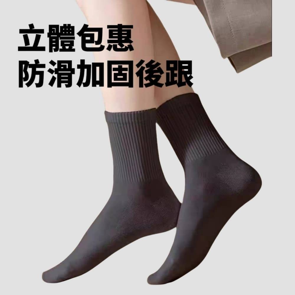 【HAIQIU】中筒5雙組 旅行吸汗防臭免洗襪 一次性日拋棄襪-細節圖7