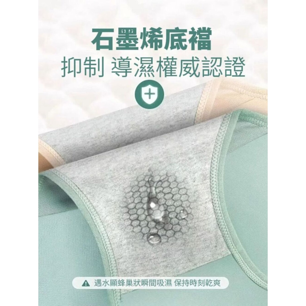 【蜜提】女士純棉底襠抑菌內褲 高腰收腹 外不露痕 女士內褲 乾爽透氣-細節圖6