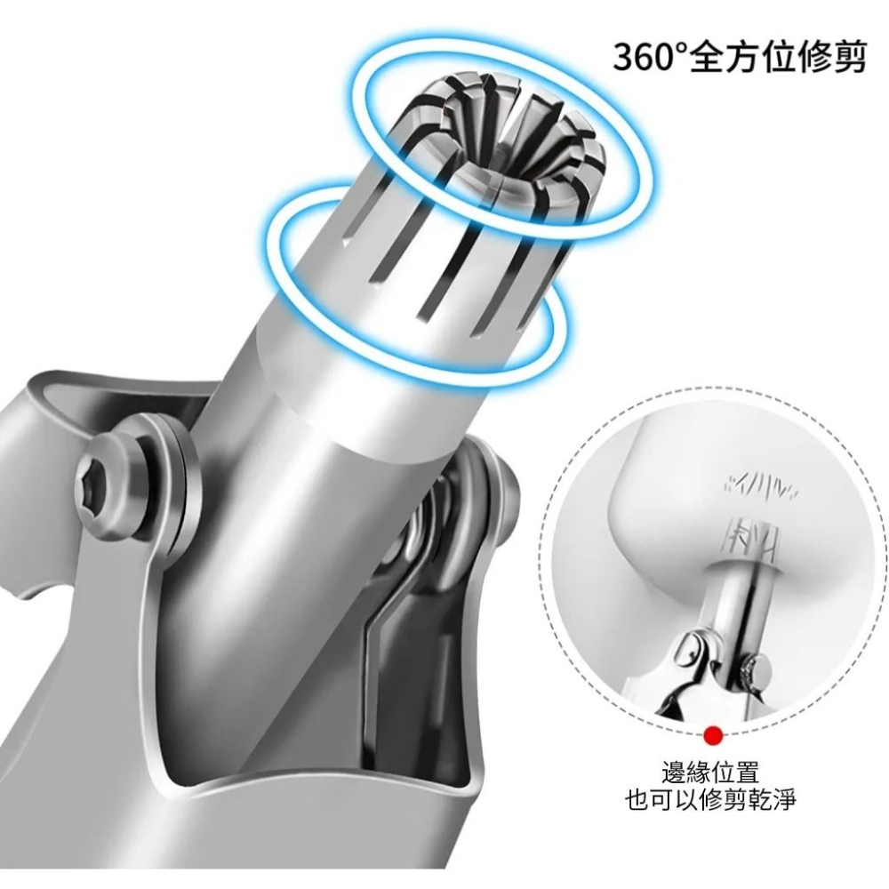 【SEGURO】不鏽鋼迷你鼻毛剪 一刀就剪 隨時整理鼻內雜毛-細節圖5