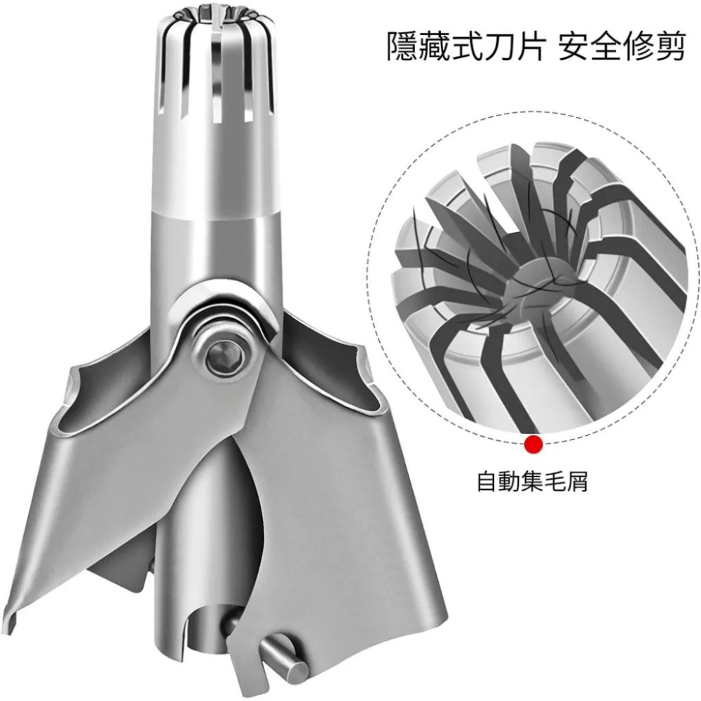 【SEGURO】不鏽鋼迷你鼻毛剪 一刀就剪 隨時整理鼻內雜毛-細節圖6