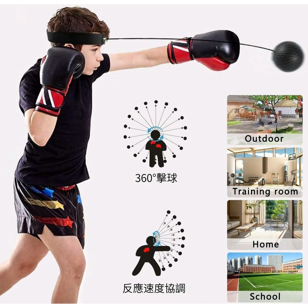 【拳拳到肉】自虐式拳擊訓練球 強化三大肌群 訓練反射神經-細節圖5