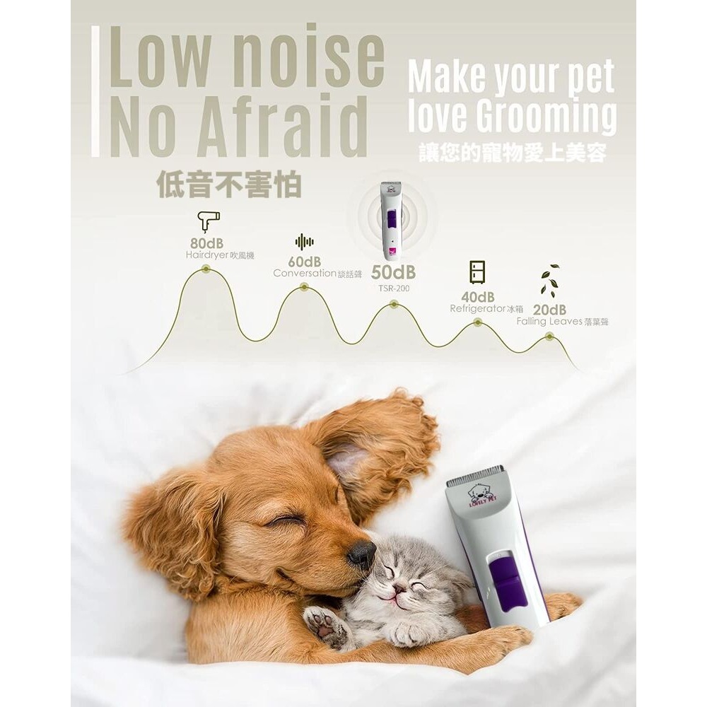 無線手持寵物毛髮修剪器 3小時快充 續航50分鐘-細節圖6