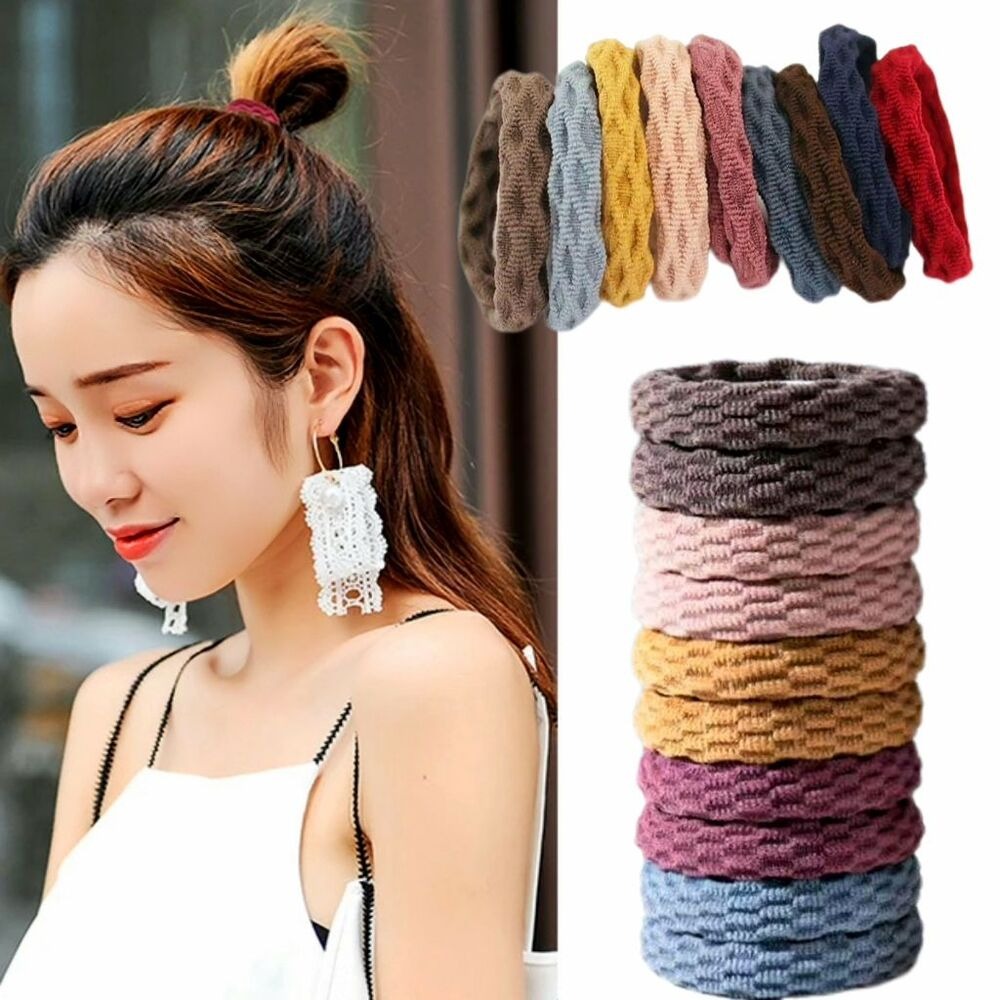 韓式Y2K配色彈力髮圈 加強彈力耐用材質 100入-細節圖5