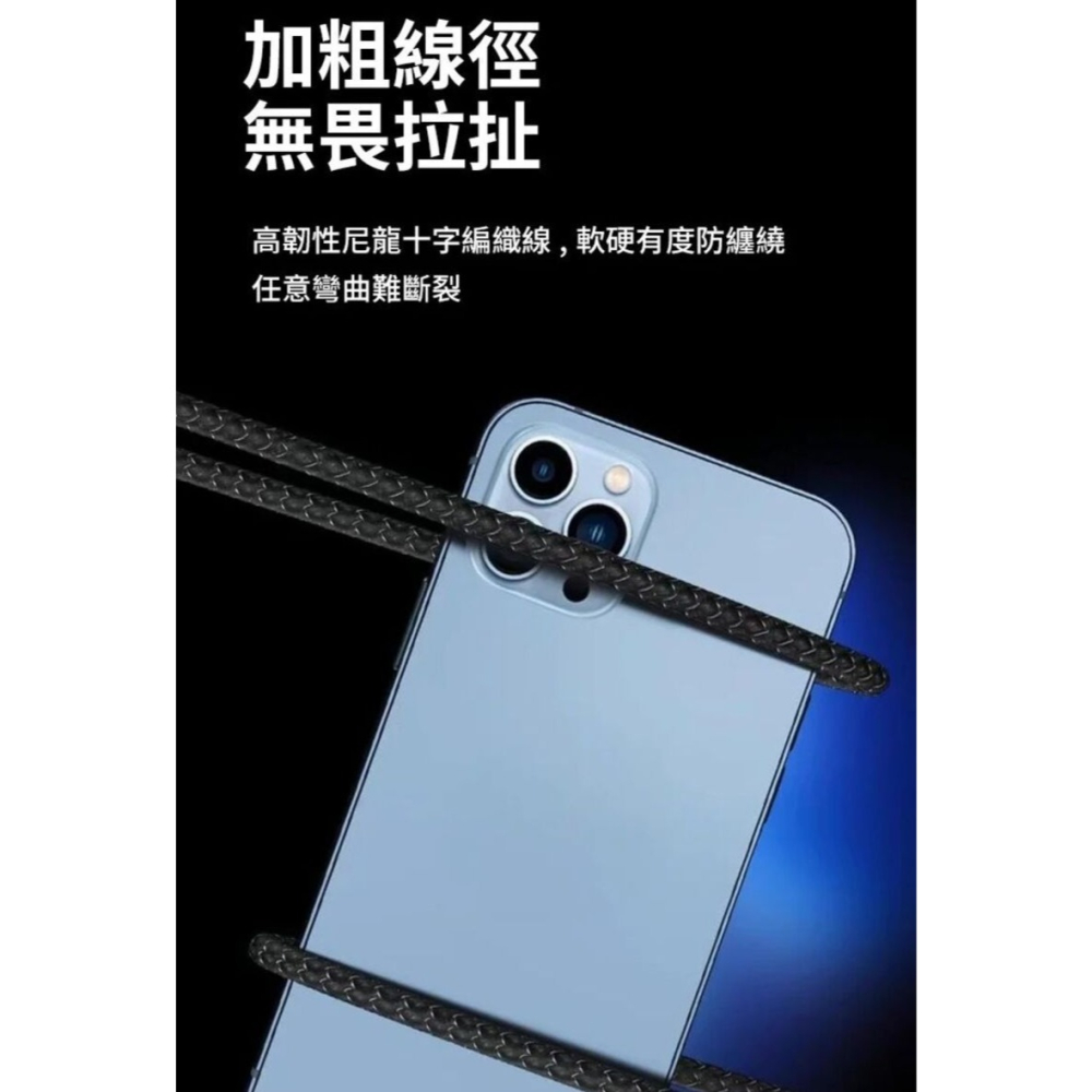 【飆速快充】三合一透明液晶編織線 充電線 三合一 快充線-細節圖11