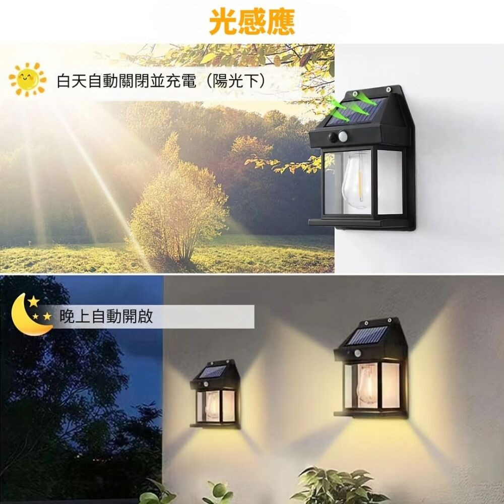 【特亮】城堡太陽能感應壁燈 風雨無懼 人來即亮 嚇退宵小-細節圖4
