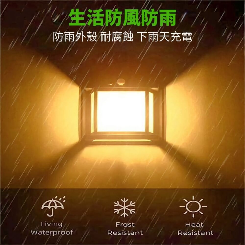 【特亮】城堡太陽能感應壁燈 風雨無懼 人來即亮 嚇退宵小-細節圖8