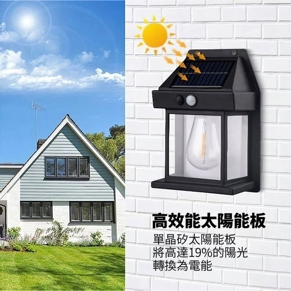 【特亮】城堡太陽能感應壁燈 風雨無懼 人來即亮 嚇退宵小-細節圖10