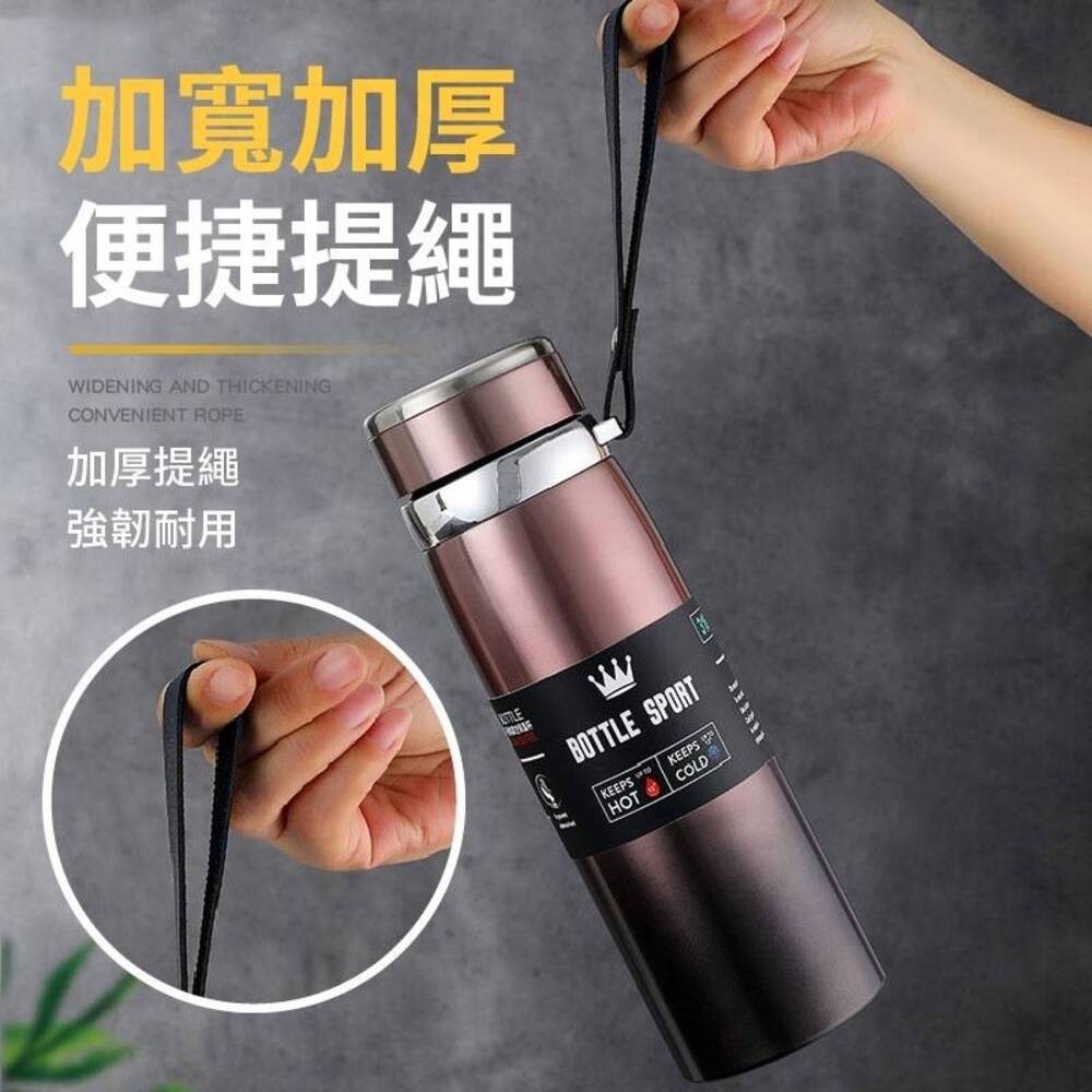 【奧氏GBT】高真空316不鏽鋼保溫瓶1000ML 加贈不鏽鋼隔離茶隔-細節圖3