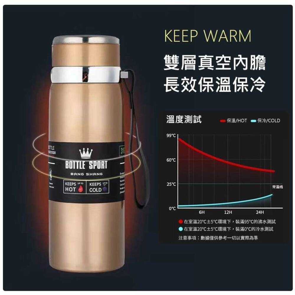 【奧氏GBT】高真空316不鏽鋼保溫瓶1000ML 加贈不鏽鋼隔離茶隔-細節圖8
