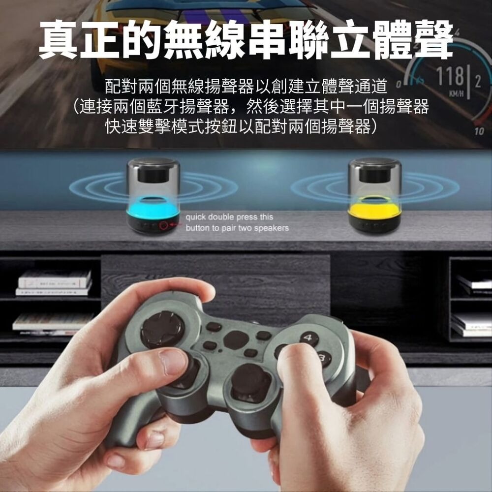 【CYBER】沈浸式劇場TWS音響組合 重磅低音砲 獨立環繞音場-細節圖5