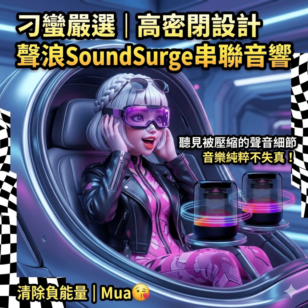 Zora 靈魂共振系列 | 聲浪 SoundSurge串聯音響 360°沉浸式劇院重低音-細節圖2