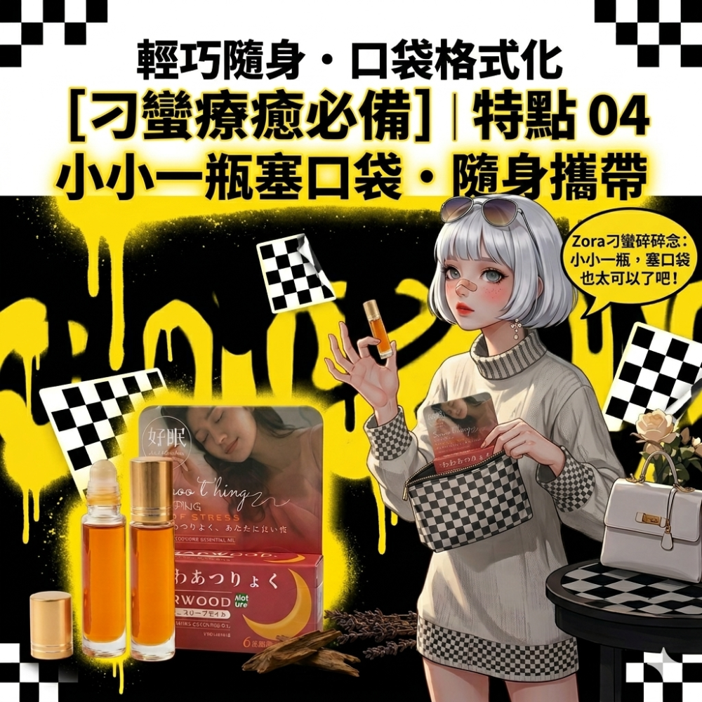 Zora 靈魂抽離失眠系列 | 物理登出人間沉香精油滾珠-細節圖5