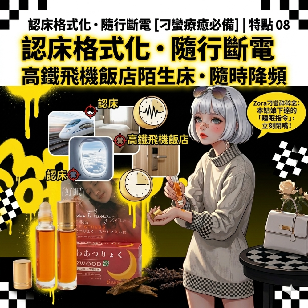 Zora 靈魂抽離失眠系列 | 物理登出人間沉香精油滾珠-細節圖9