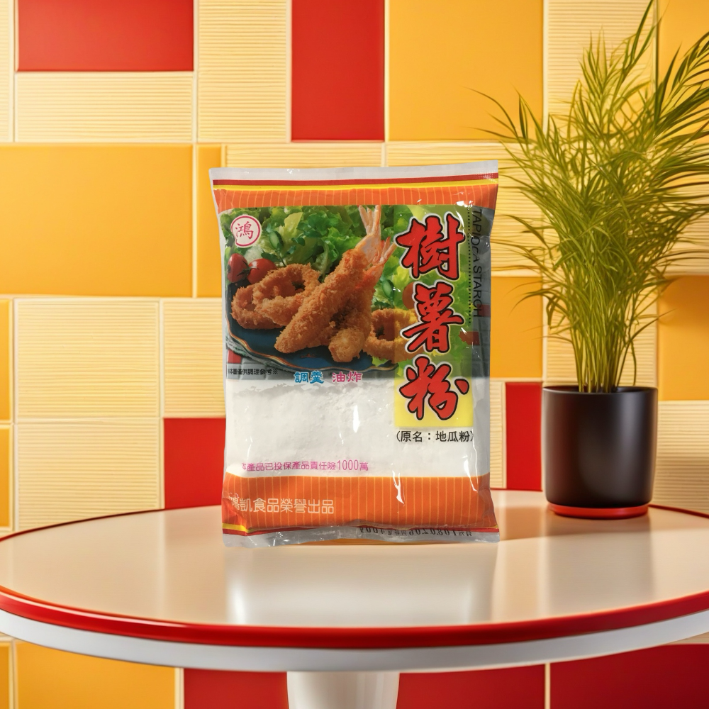 【鴻凱】樹薯粉1kg / 400g / 200g-規格圖2
