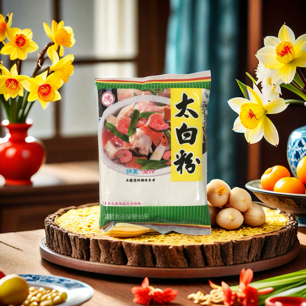 【鴻凱】太白粉1kg/400g/200g-規格圖2