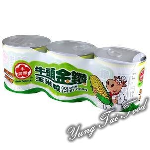 【牛頭牌】 金鑽玉米粒 340g 三入一組價 #超商取貨 一單上限4組(12罐)-細節圖3