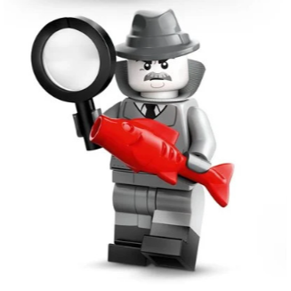 《嗨樂高》LEGO 71045 樂高25代人偶包 1號 黑色電影偵探