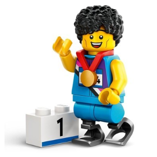 《嗨樂高》LEGO 71045 樂高25代人偶包 4號 短跑運動員