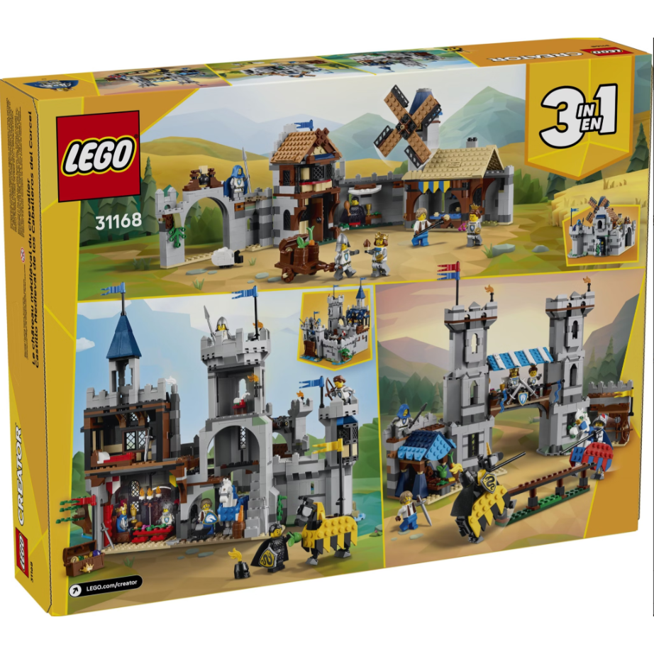 《嗨樂高》LEGO 31168 中世紀騎士城堡 樂高®創意百變 3合1系列 Creator 3-in-1-細節圖2