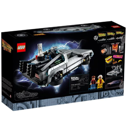 《嗨樂高》LEGO 10300 回到未來時光機 (有壓痕)-細節圖2